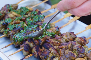 Andy Allen's Jerk Chicken Skewers – Get On The Tongs