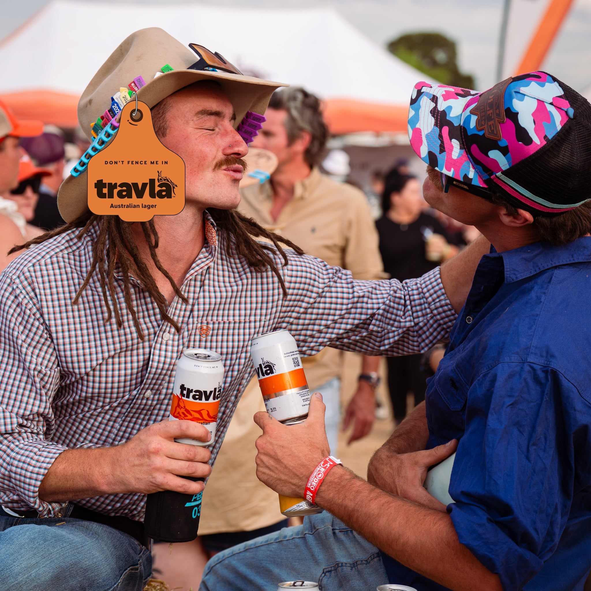 travla Cattle Tag Key Ring